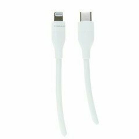 SWE-TECH 3C USB C to Lightning, Fast Charge & Data Sync Apple Products, White, 3 foot FWT10U2-25103